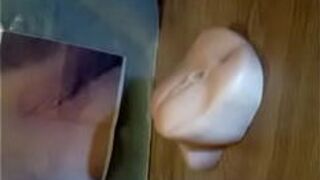 Sex with my realistic pussy toy porn video