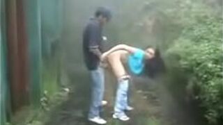 homemade outdoor sex. porn video